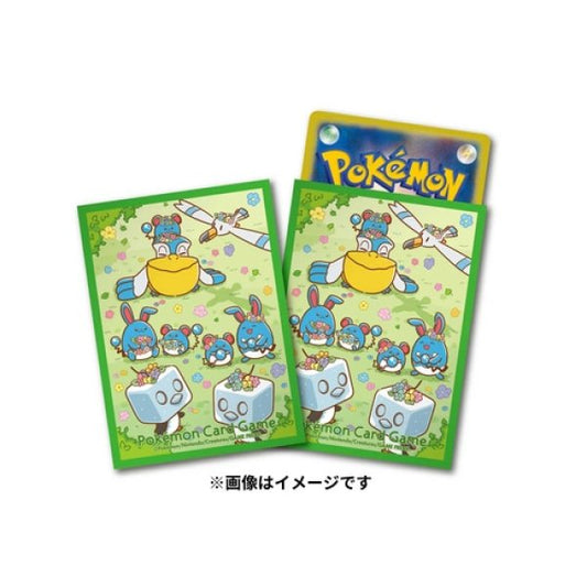 Pokémon Center Trading Card Game Official Card Sleeves x64 - Wingull and Marill