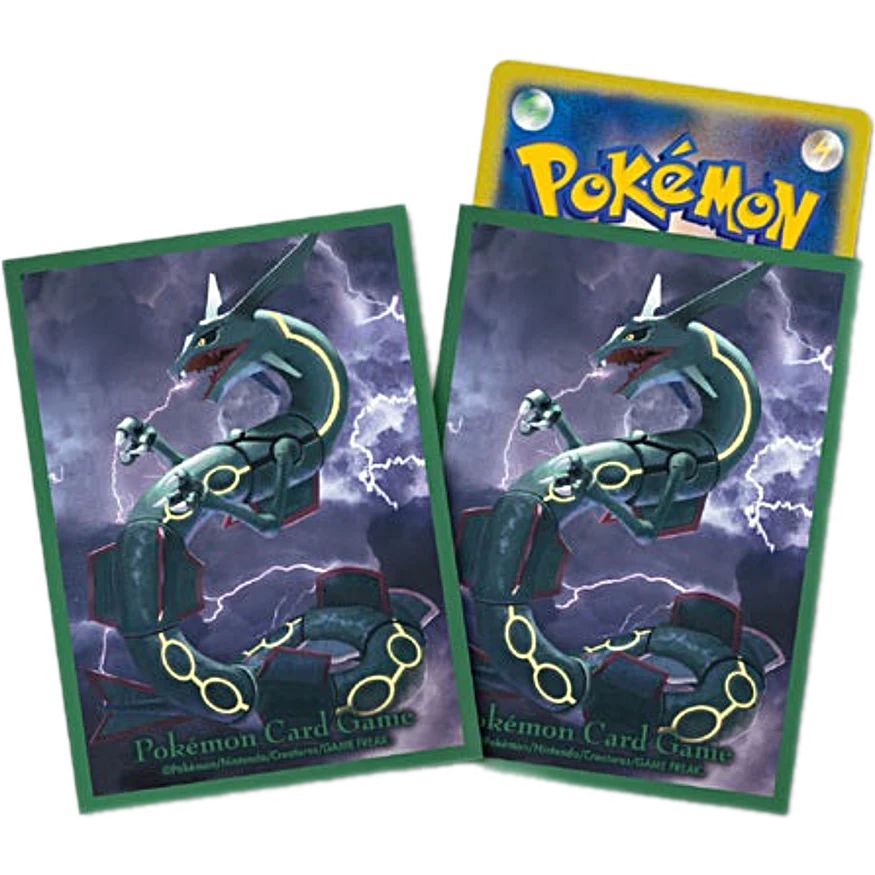 PokƩmon Center Trading Card Game Official Card Sleeves x64 - Flying Rayquaza