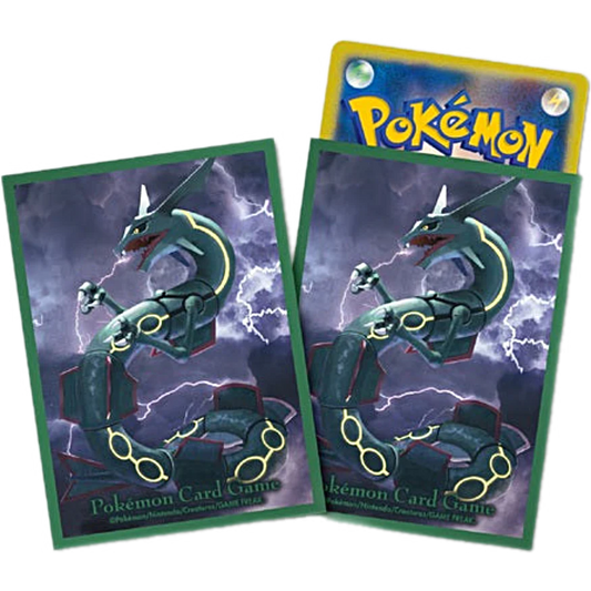 Pokémon Center Trading Card Game Official Card Sleeves x64 - Flying Rayquaza