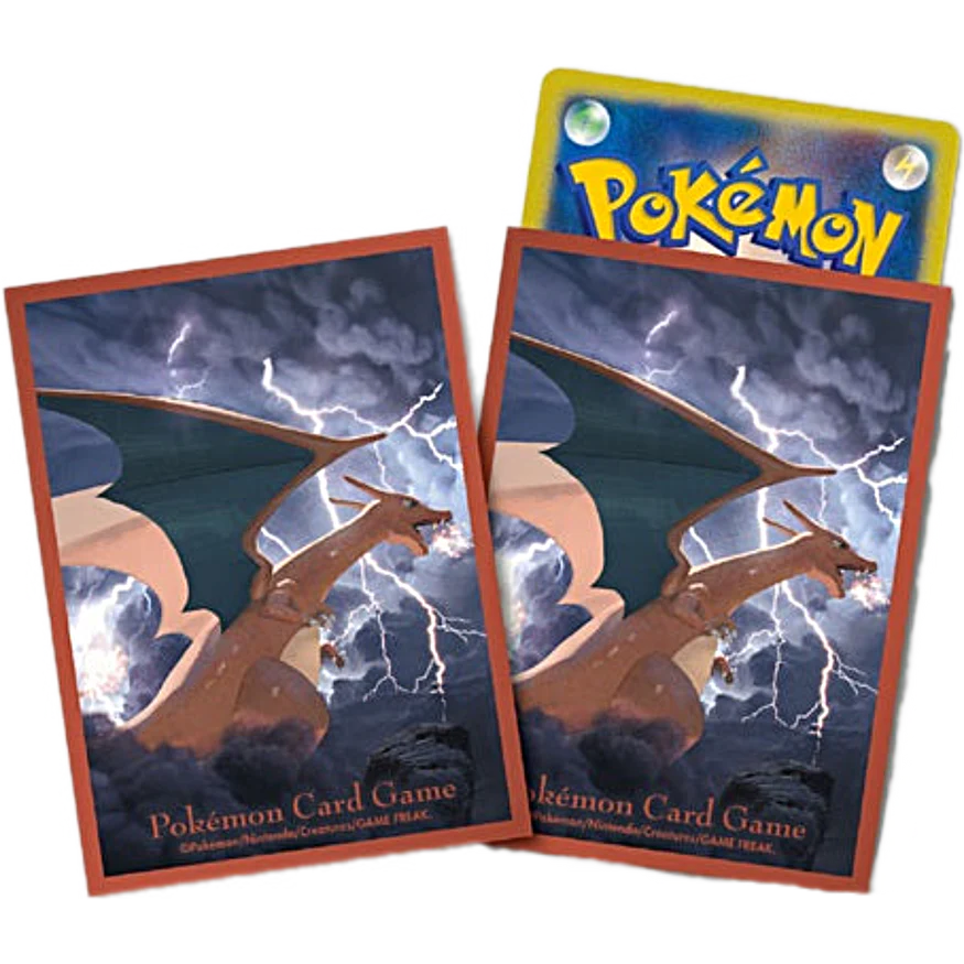 PokƩmon Center Trading Card Game Official Card Sleeves x64 - Flying Charizard