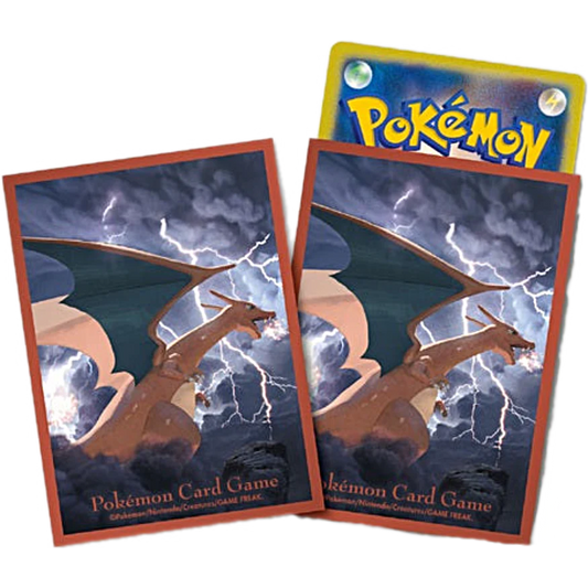 Pokémon Center Trading Card Game Official Card Sleeves x64 - Flying Charizard