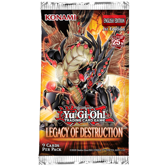 Yu-Gi-Oh! Trading Card Game Legacy of Destruction Booster Pack