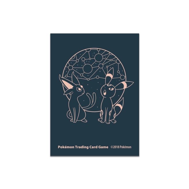 PokƩmon Trading Card Game Official Card Sleeves x65 - Espeon & Umbreon Starry Constellations
