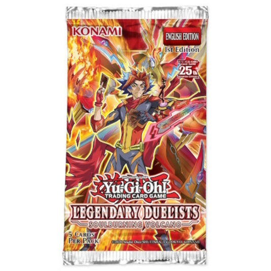 Yu-Gi-Oh! Trading Card Game Legendary Duelists Soulburning Volcano (1st Edition) 25th Quarter Century Booster Pack