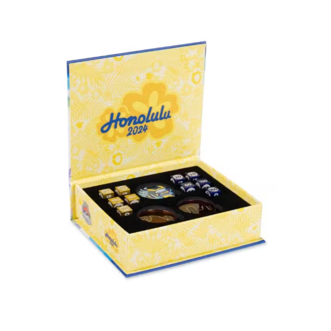Pokémon Center Trading Card Game Official Dice, Coin & Damage Marker Set - Honolulu World Championships 2024