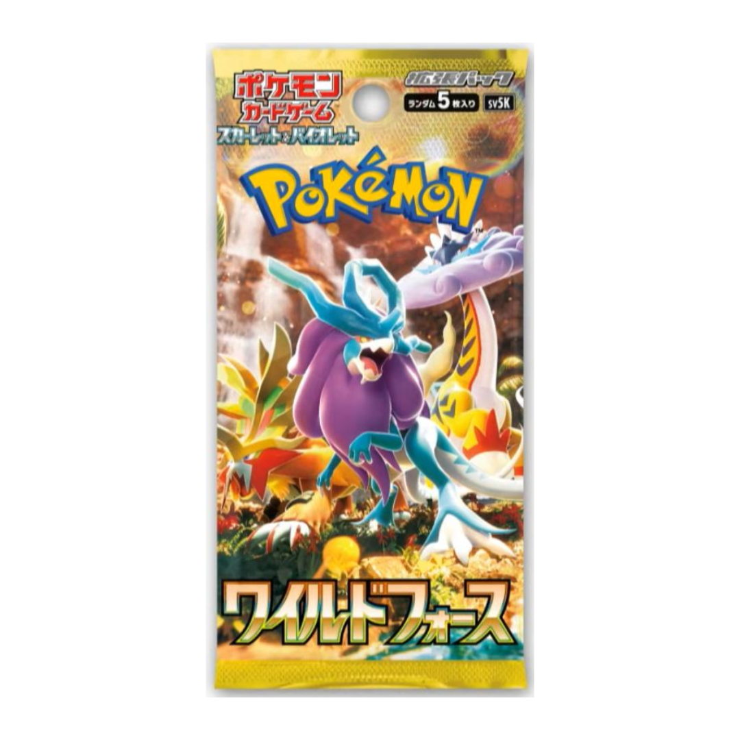 Pokémon Card Game Scarlet & Violet Expansion Pack Wild Force PACK