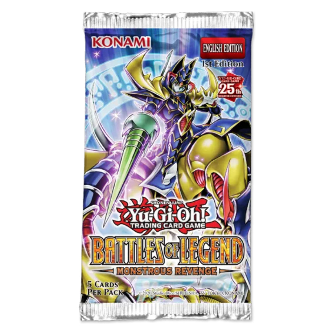 Yu-Gi-Oh! Trading Card Game Battles of Legend Monstrous Revenge (1st Edition) 25th Quarter Century Booster Pack