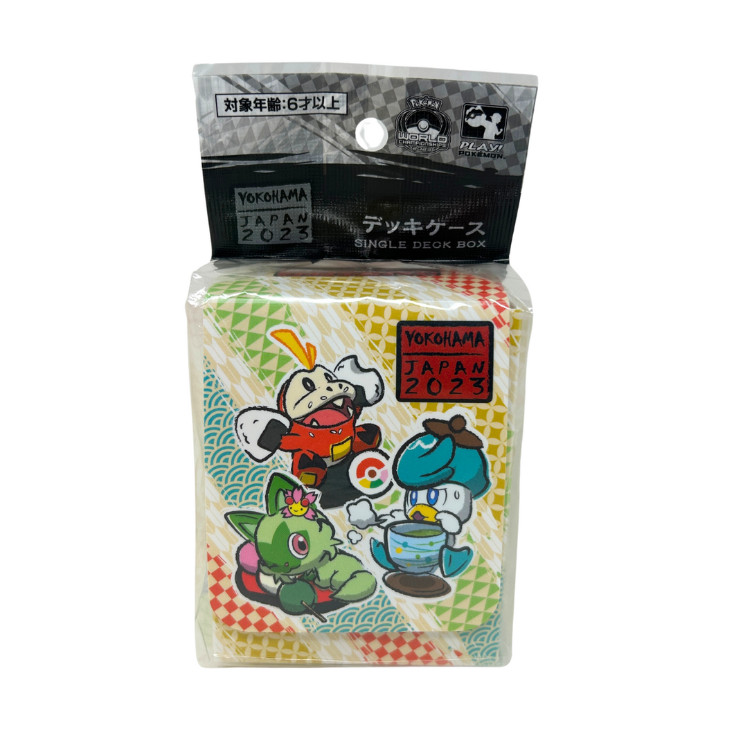 PokƩmon Center Trading Card Game Official Deck Box - Yokohama World Championships 2023