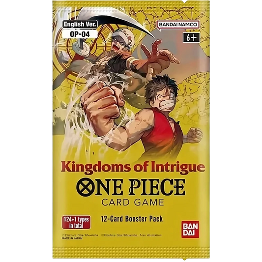 One Piece Card Game Kingdoms of Intrigue OP-04 Booster Pack Official Factory Sealed [English]