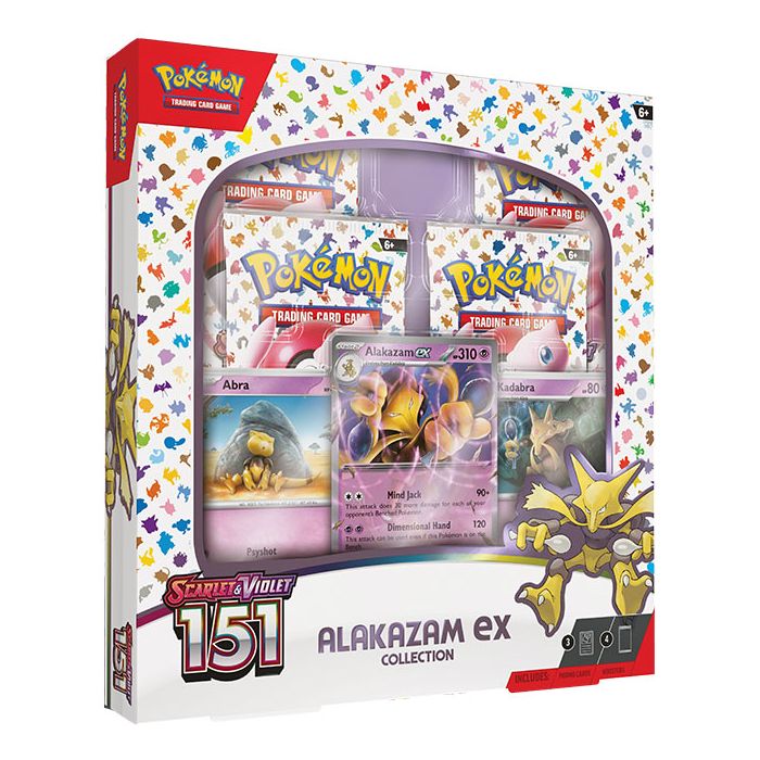 Pokémon Alakazam EX Collection Scarlet & Violet 151 Official Factory Sealed