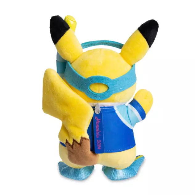 Pokémon Center Honolulu Worlds 2024 Pikachu Snorkeling Official Plush (Exclusive)
