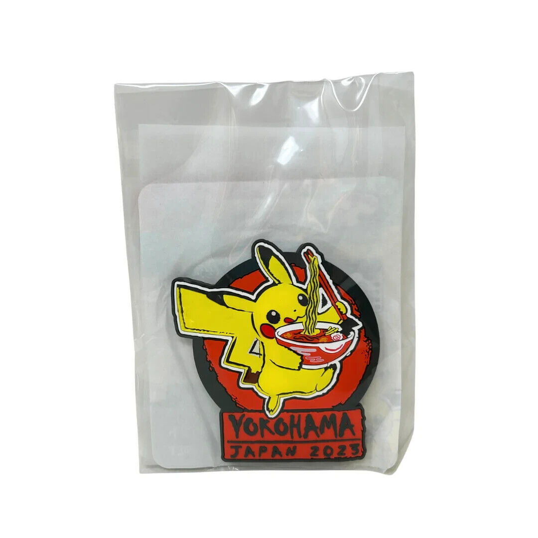 Official PokƩmon Center Yokohama World Championships 2023 Ramen Pikachu Magnet