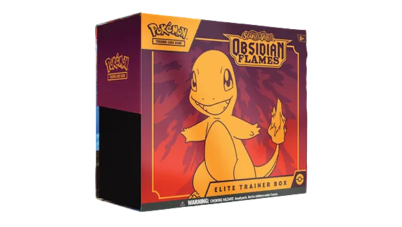 Pokémon Card Game Scarlet & Violet Obsidian Flames Elite Trainer Box Official Factory Sealed