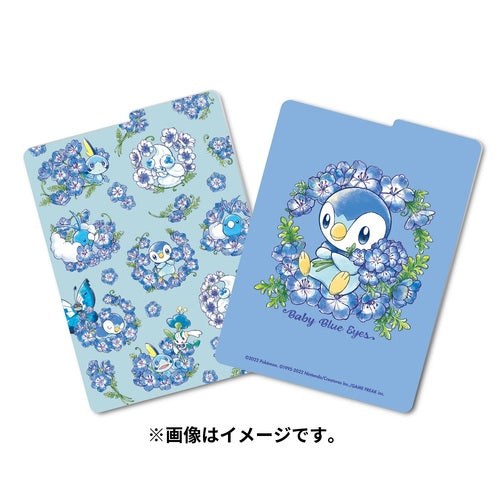 PokƩmon Center Trading Card Game Official Deck Box - Piplup with Flowers