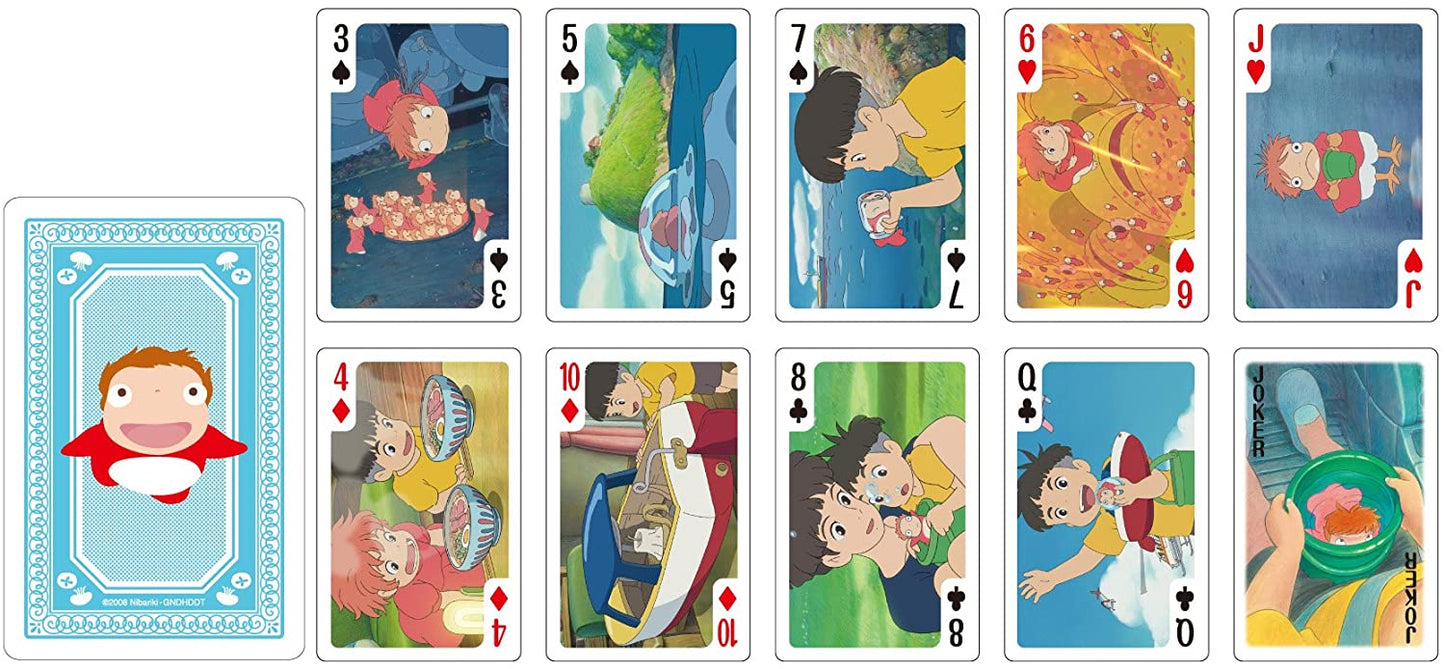 Studio Ghibli Playing Cards - Ponyo - Official Studio Ghilbi Mechandise Made in Japan