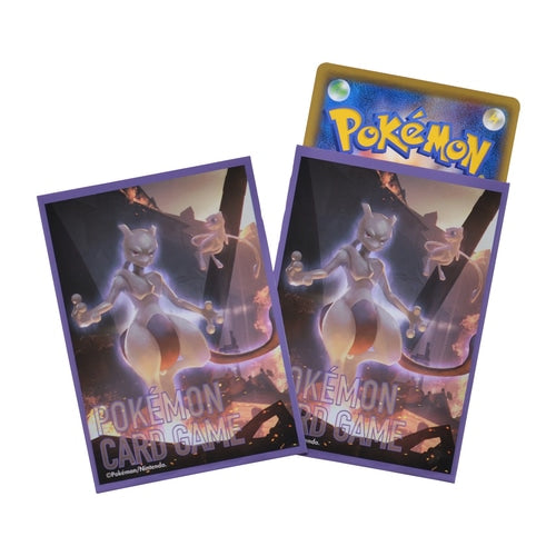 PokƩmon Center Trading Card Game Official Card Sleeves x64 -Mewtwo ver.3