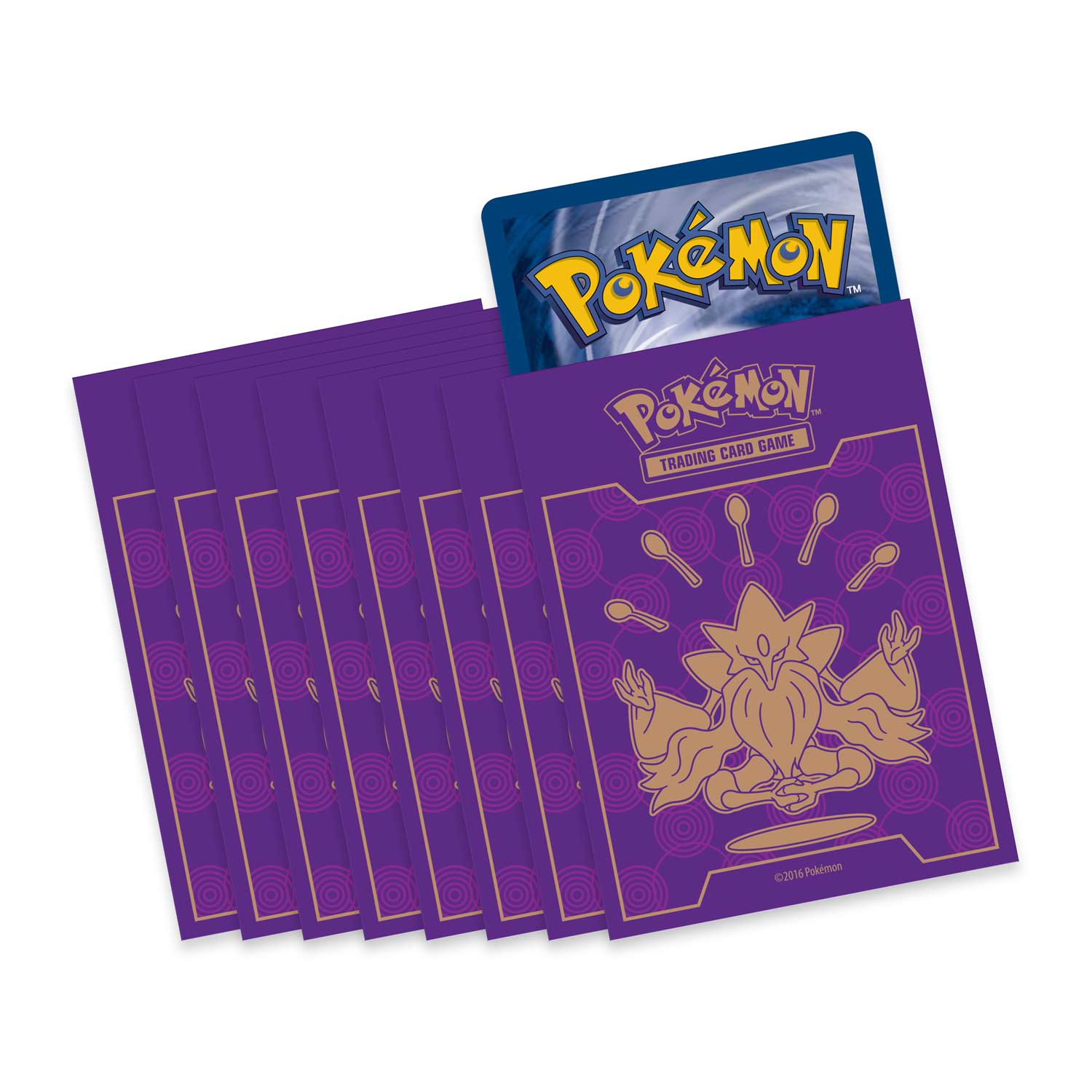 Pokemon Trading Card Game Official Card Sleeves x65 - Mega Alakazam Kuma Cards Pokemon Trading Card Game Official Card Sleeves x65 - Mega Alakazam Kuma Cards