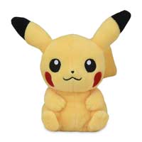 Pokémon Center Fit/Sitting Cuties Official Plush Gen 1 - Pikachu