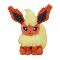 Pokemon Center Fit/Sitting Cuties Official Plush Gen 1 - Flareon