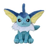 Pokemon Center Fit/Sitting Cuties Official Plush Gen 1 - Vaporeon