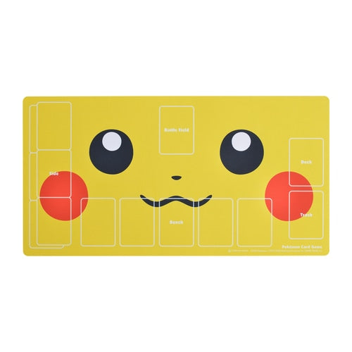 PokƩmon Center Trading Card Game Official Playmat - Pikachu Face