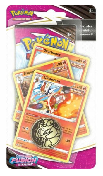 Pokémon Card Game Sword & Shield Fusion Strike Premium Checklane Blister Pack Official Factory Sealed