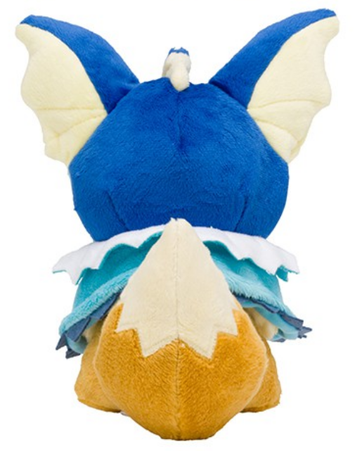 Pokémon Center Official Poncho Plush Gen 1 - Eevee/Vaporeon
