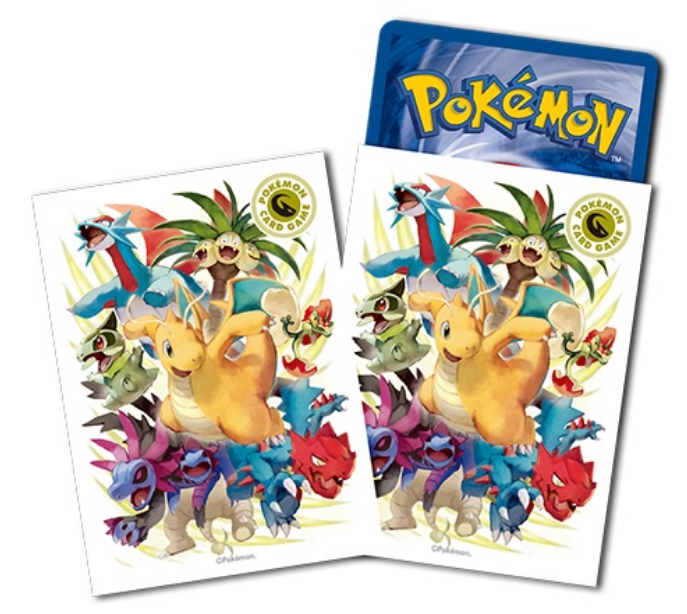 PokƩmon Center Trading Card Game Official Card Sleeves x64 - Type Fighters Dragon