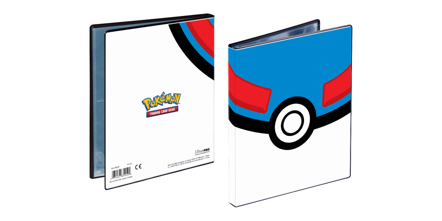 PokƩmon Trading Card Game Official 9 Pocket Binder - Great Ball