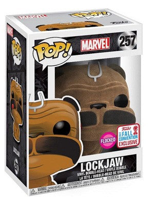Marvel Pop! Vinyl Funko - Lockjaw Flocked Sticker #257