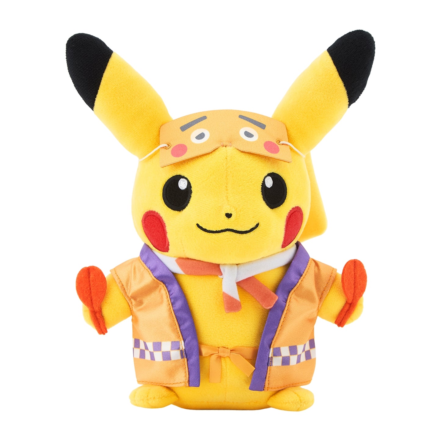Pokemon Center Fukuoka Niwaka-masked Pikachu Official Plush (Exclusive)