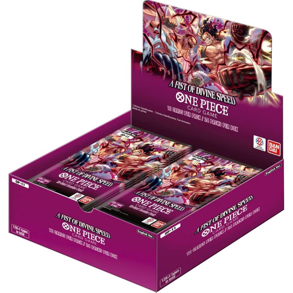 One Piece Card Game - A Fist of Divine Speed Booster Box OP-11 - Official Factory Sealed [English]
