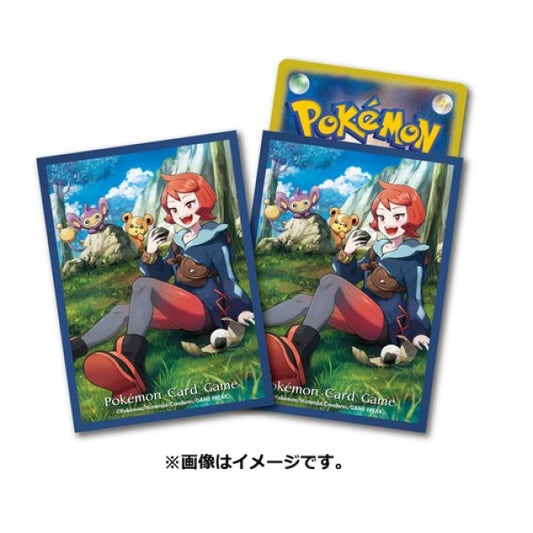 Pokémon Center Trading Card Game Official Card Sleeves x64 - Arezu
