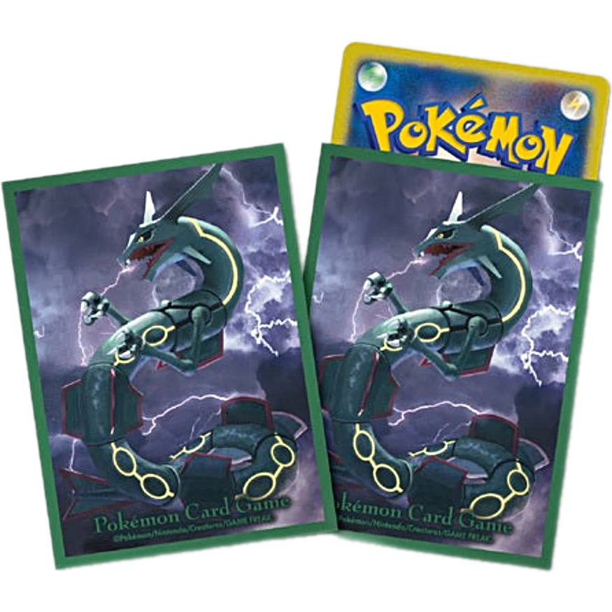 Pokémon Center Trading Card Game Official Card Sleeves x64 - Flying Rayquaza