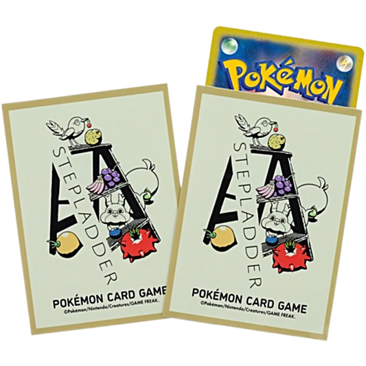 Pokémon Center Trading Card Game Official Card Sleeves x64 - Pokémon and Tools Stepladder