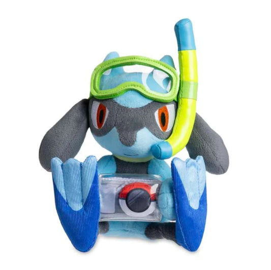 Pokémon Center Honolulu Worlds 2024 Riolu Snorkeling Official Plush (Exclusive)