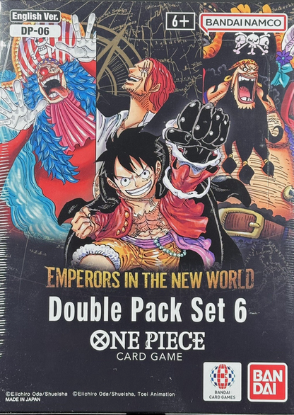 SEALED CASE - One Piece Card Game Emperors In The New World Double Pack Set 6 (OP-09) Official Factory Sealed [English]
