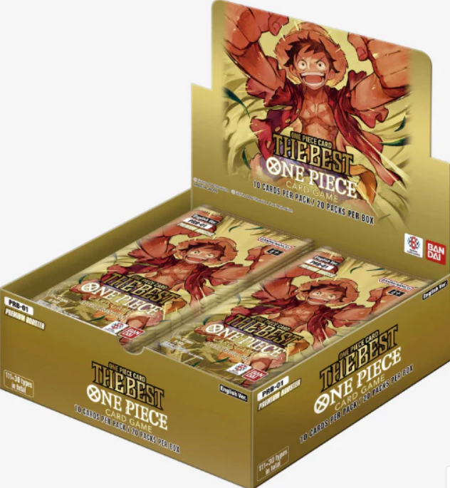 One Piece Card Game The Best Premium Booster Box Official Factory Sealed [English] (PRB-01)