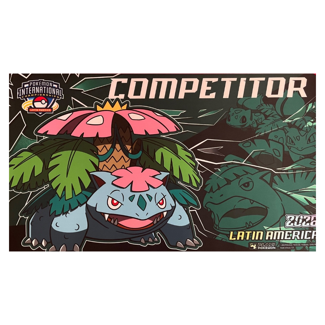 Pokémon Trading Card Game Official Event Playmat - Latin America International 2026 Competitor Mega Venusaur