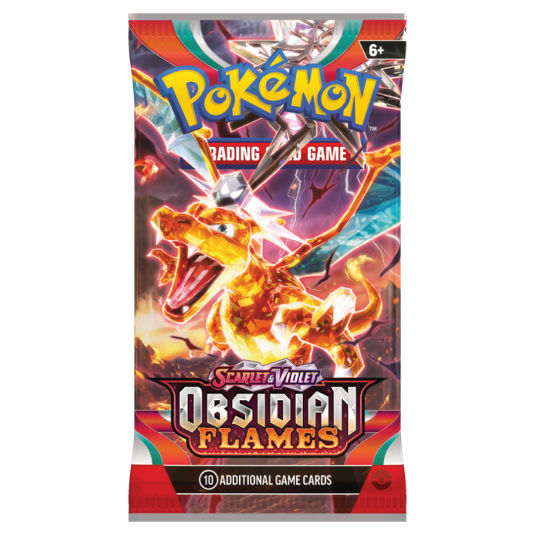Pokémon Booster Pack Scarlet & Violet Obsidian Flames Official Factory Sealed