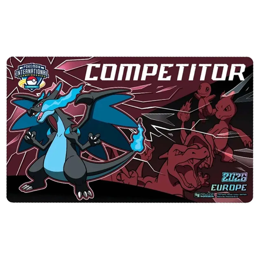 Pokémon Trading Card Game Official Event Playmat - EUIC 2026 Mega Charizard X Competitor