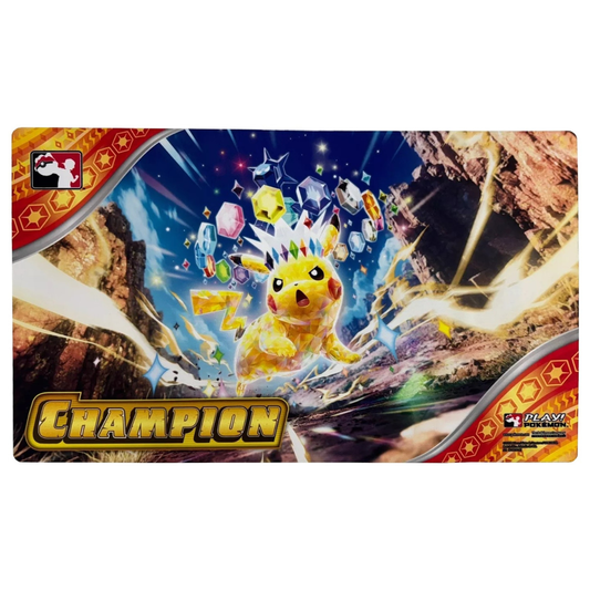 Pokémon Trading Card Game Official Event Playmat - League Cup 2025 Tera Pikachu Champion