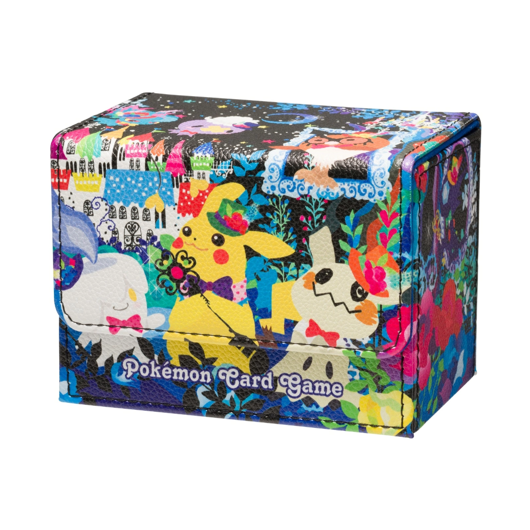 Pokémon Center Trading Card Game Official Deck Box - Berry's Forest Ghost's Castle Pikachu & Mimikyu