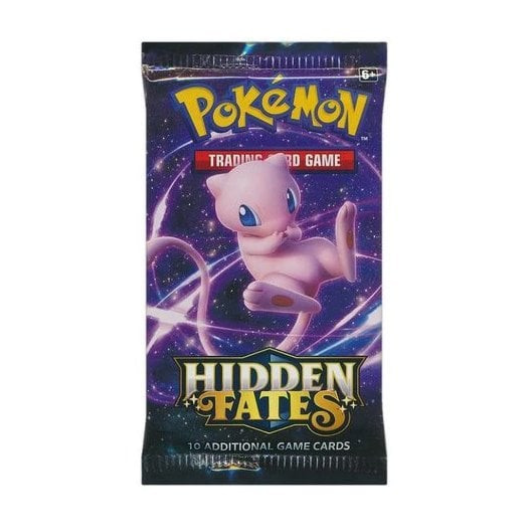 Pokémon Booster Pack x4 S&M Hidden Fates Official Factory Sealed Artset