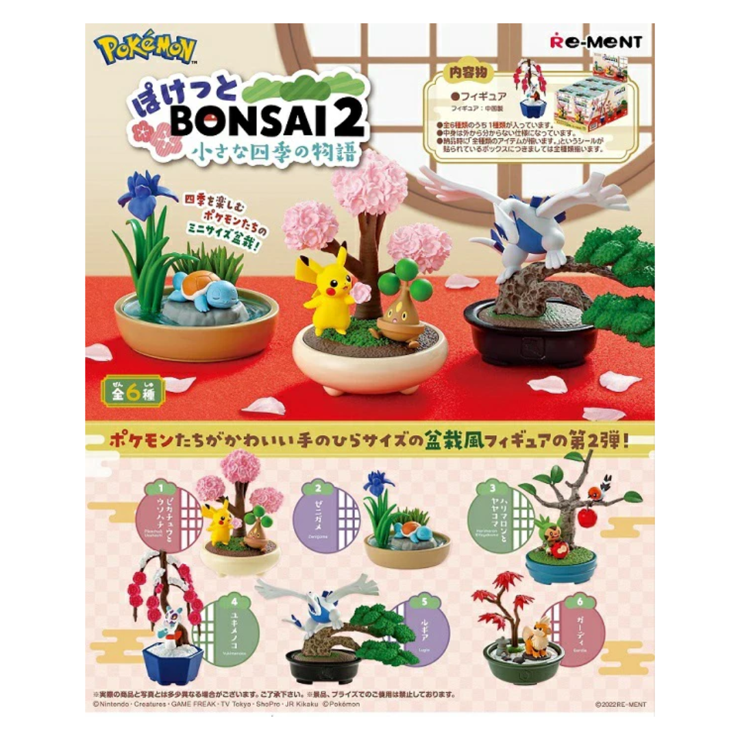 Pokémon Center Pokémon Bonsai Vol.2 - 4 Seasons Re-Ment Figure