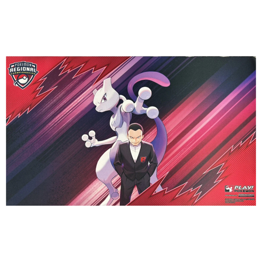 Pokémon Trading Card Game Official Event Playmat - Regionals 2026 Team Rocket's Mewtwo
