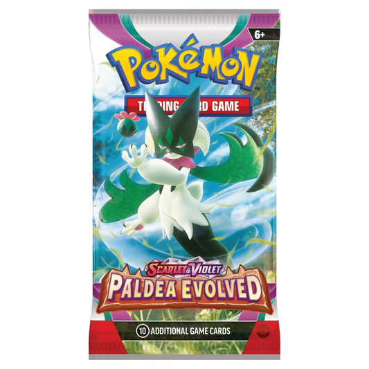 Pokémon Booster Pack Scarlet & Violet Paldea Evolved Official Factory Sealed