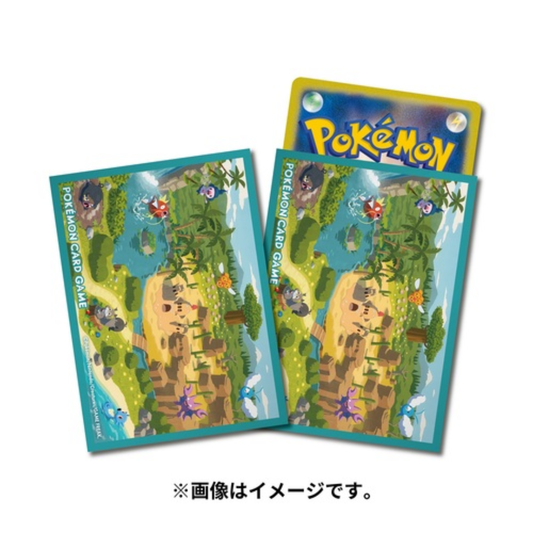 Pokémon Center Trading Card Game Official Card Sleeves x64 - Connecting Worlds