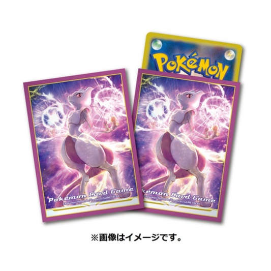 Pokémon Center Trading Card Game Official Card Sleeves x64 - Mewtwo VSTAR