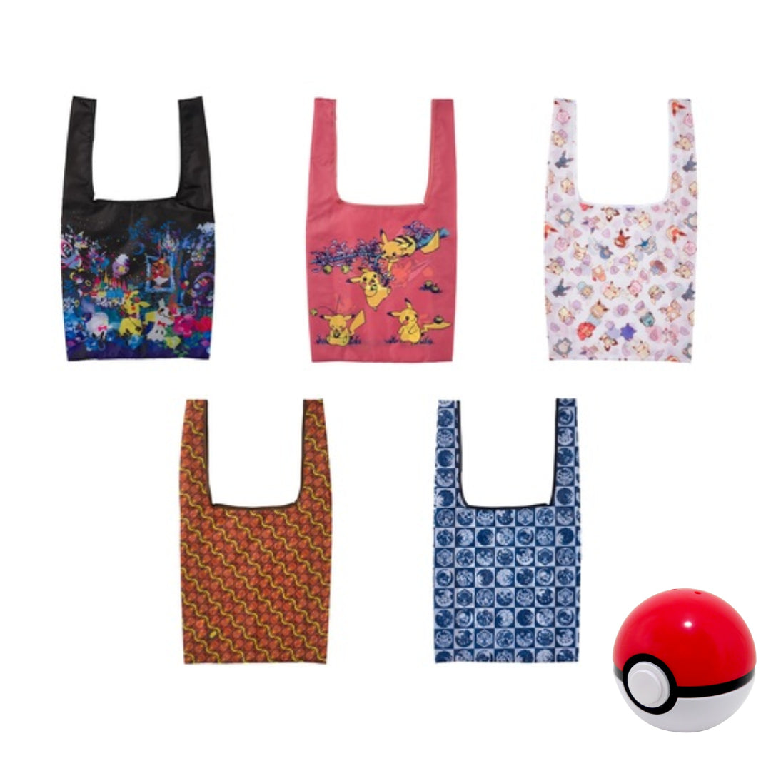 Pokémon Center Eco Bag Collection 5 Designs Random Selection